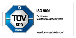 ISO 9001 Zertifiziertes Qualitätsmanagementsystem